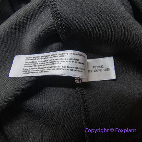 New! Eloquii black sheath dress square neck cap sleeve, size 24 - Picture 12 of 12